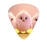 Pink Chick Printed pick set - 12 pieces, thin, medium and thick guitar picks, suitable for guitar, bass, electric guitar and ukulele