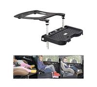 (Pink) Children Car Safety Seat Footrest Foldable Pram Footrest Adjustable Attachment Support Baby Foot Pedal Rest Holder Accessories