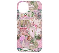 Pink Christmas Coquette Girly Pastel Festive Winter Holiday Case for iPhone 14 Plus