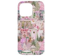 Pink Christmas Coquette Girly Pastel Festive Winter Holiday Case for iPhone 14 Pro Max