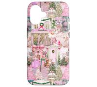 Pink Christmas Coquette Girly Pastel Festive Winter Holiday Case for iPhone 16