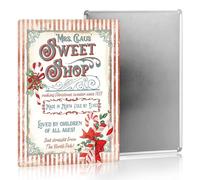 Pink Christmas Decor Christmas Candy Decorations Vintage Bakery Sign Winter Holiday Gifts For Home Cafe Living Room Candy Shop 8×12 Inches Tin Sign
