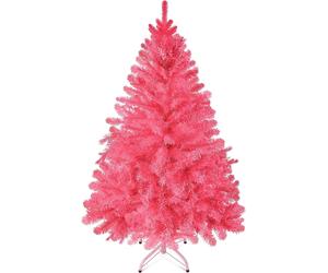 Pink Christmas Tree 120cm Full 320 Tips Metal Stand Indoor Outdoor