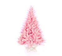 Pink Christmas Tree With Metal Stand, Artificial Material Pvc Bare Tree Easy To Assemble Xmas Decoration Pines Without Decoration-1.5m Fashionable，1.2m