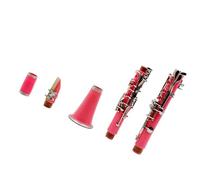 Pink Clarinet 17 Keys Bb Flat Flat Tone Professional Woodwind Bakelite Musical Instrument With Box Professional Clarinet