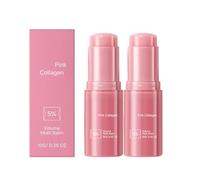 Pink Collagen 5% Volume Multi Balm Lip Care Pen, Moisturising, Plumping, 10G (2, 10G)