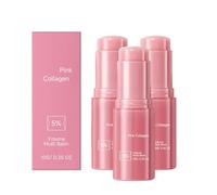 Pink Collagen 5% Volume Multi Balm Lip Care Pen, Moisturising, Plumping, 10G (3, 10G)