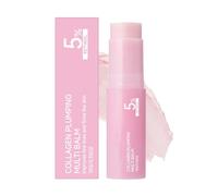 Pink Collagen Volume Multi Balm Stick, All-in-One Face Moisturizer, Hydrating Stick for Lips Eyes Neck, Anti-Aging Firming Plumping Day Care Cream, Deeply Nourishes for Smooth, 10g (1)