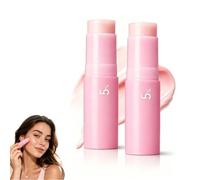 Pink Collagen Volume Multi Balm Stick, Korean Skincare Collagen Balm Stick for Face, Under Eyes, Neck, Forehead, Smile Lines and Lips(2pc)