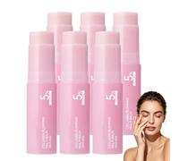 Pink Collagen Volume Multi Balm Stick, Multi Balm Stick for Face with Collagen, Instant Smooth Line Smoother, Volumizing Plumping Hydrating Firming for Face, Eyes, Lips, Neck, Radiantly. (6PCS)