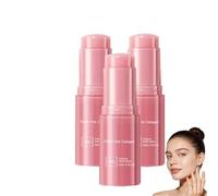Pink Collagen Volume Multi Balm Sticks, Anti-Wrinkle and Moisturising Pen, Face Moisturising Cream, Firming, Plumping Skin Care, Moisturising Pen for Lips (3 Pieces)