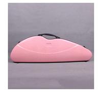 Pink Color 4/4 Size Violin Case Mixed Carbon Fiber Violin Box Durable Strong Professional Violin Case