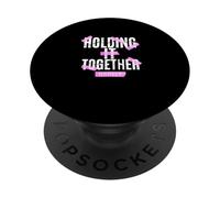 Pink Color Barely Holding it Together Pink Graphic PopSockets Adhesive PopGrip