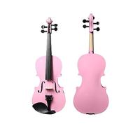 PINK Color Basswood Adult 1/4 Violin And Bow Handcraft Violino Musical Instruments