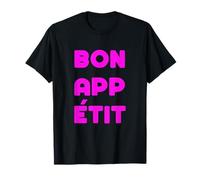 Pink Color Bon App Etit Pink Graphic T-Shirt