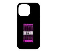 Pink Color Focus On Your Money Pink Graphic Case for iPhone 14 Pro Max