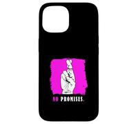 Pink Color No Promises Pink Graphic Case for iPhone 15