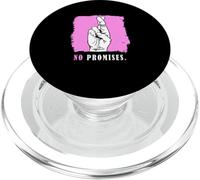 Pink Color No Promises Pink Graphic PopSockets PopGrip for MagSafe