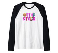 Pink Color Out of Stock Pink Graphic Raglan Baseball Tee