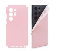 Pink Color Protective Skin Stickers Compatible with Samsung Galaxy S5 Ultra, Full Wrapped Ultra-Thin Waterproof Anti-Paint Peeling, 2Pcs (for S25 Ultra)