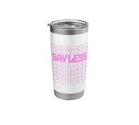 Pink Color Say Less Repeat Pink Graphic Stainless Steel Insulated Tumbler