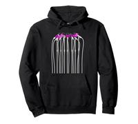 Pink Color You Know I Speak Up Pink Graphic Pullover Hoodie