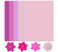 Pink Colored Cardstock, Art Kraft Cover Stock Paper, 65lb/175GSM for Card Construction Making, Scrapbooking, Printing, Quilling and Crafts DIY 4 Shades 40 Sheets, 10 Sheet Each Color