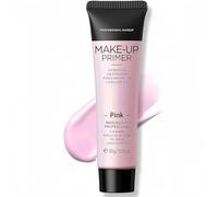 Pink Colour Corrector Primer Makeup, Anti-Redness Face Primer, Grips Makeup to Last, for Red & Blemished Skin, Pore Minimizer, Hydrating Make up, Balance Skin Tone