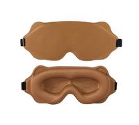 Pink Contour Sleep Mask - Adjustable Light-Blocking Eye Cover, Breathable Travel-Friendly Design & Pressure-Free Comfort(Purple)