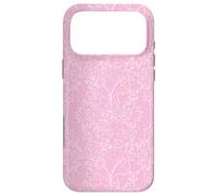 Pink Coquette Chantilly Lace Cottagecore Floral Aesthetic Case for iPhone 17 Pro Max