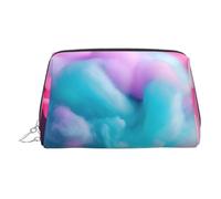 Pink Cotton Candy Print Stylish Makeup Bag for Women Cosmetic Travel Pouch Weekend Getaway Toiletry Bags