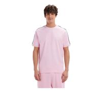 Pink cotton relaxed fit T-shirt, male, Eden Park, T-Shirts, Pink, L, Tops L