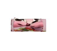 Pink Cow with Strawberries Adorable Baby Bow Headband Soft and Stretchy Infant Hair Accessory for 0-6 Months Baby Showers soft skin-friendly elastic