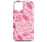 Pink Cowboy Country Music Yee Haw Western Design Case for iPhone 13