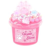 Pink Crunchy Cat's Paw Slime,Super Soft and Non-Sticky, Great for Birthday Gifts for Girl and Boys,Party Favors,Christmas Stocking Stuffers（300ml）