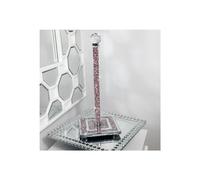 Pink Crushed Diamond Crystal filled Kitchen Tissue Roll Holder Stand