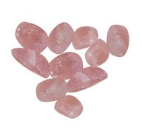 Pink Crystal Stone Tumbled Gravel for DIY Crafts and Fish Tanks | 50g Per Pack, Original Shape Pieces, Can be Placed beside Computer, Natural Polished Finish