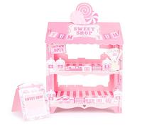 Pink Cupcake Stand Candy Cart Cake Holder Lollipop Display Stands For Birthday Barbecue Picnic Weddings Afternoon Tea Theme Party Decorations Sweet Shop House