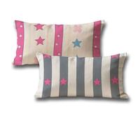 Pink Cushion Covers 50 x 100 Outdoor Cushions Star Sofa Cushions, Rectangle Velvet Autumn Decorations Throw Pillow for Christmas Halloween Decorations Living Room Room Decor Pillow Cases 2 Pack q-495