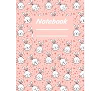 Pink cute bear Print A5 Notebook: 100 white pages and pink lines for all your notes. A lovely notepad/journal, why not use it as a for gift for that special person or for your own use.
