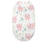 Pink Cute Lazy Pig Dog Shirts Summer Pet T-Shirts Soft Sleeveless Tank Top Pet Clothes for Small Puppy and Cats