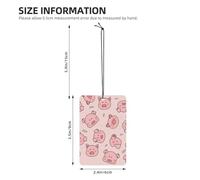 Pink Cute Pig Printing 10 Pcs Car Air Freshener Fragrant Sheets,Car Hanging Accessories With Strings For Decor