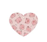 Pink Cute Pig Printing Fashion Car Air Freshener Cards 10 Pcs Car Scented Hanging Sheets