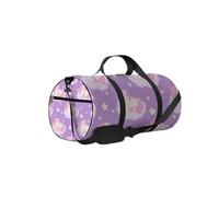 Pink Cute Sleeping Unicorn On The Cloud Sports Bag Tote Bag Waterproof Gym Bag with Shoulder Strap Zipper 2 Side Pockets for Men and Women, Travel and Storage Shoulder Bag.