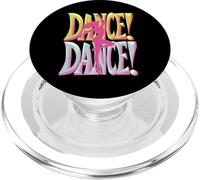 Pink Dancer Silhouette Dance Design PopSockets PopGrip for MagSafe