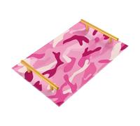 Pink Decorative Trays with Handles with Handles Long Serving Tray for Jewelry Perfume for Farmhouse Serving bandeja de decoracion para cocina