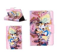 Pink Disney Princess - Cartoon Princesses Universal Case - children kids Tablet Cover / 8" inch Tab - 8" Size compatible with ANY Model Samsung Android Ipad Amazon kindle etc