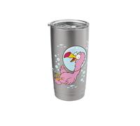 Pink Dodo Bird Under Water Stainless Steel Insulated Tumbler
