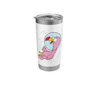 Pink Dodo Bird Under Water Stainless Steel Insulated Tumbler