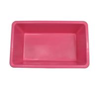 Pink Dog Washing Bath Tough Polypropylene Tub Large 90L With Drain Tap Pet Bath